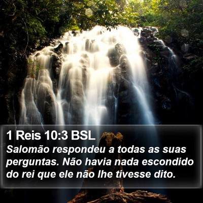 1 Reis 10:3 BSL Bible Verse Image