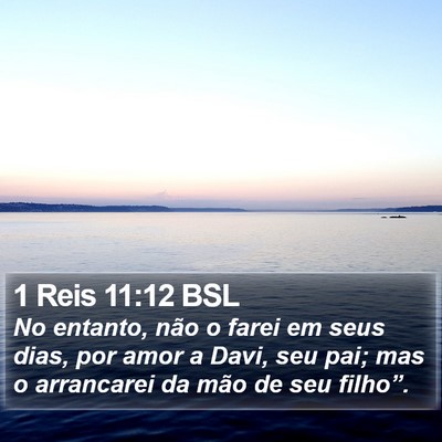 1 Reis 11:12 BSL Bible Verse Image