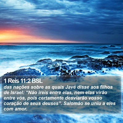 1 Reis 11:2 BSL Bible Verse Image