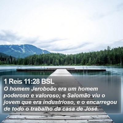 1 Reis 11:28 BSL Bible Verse Image