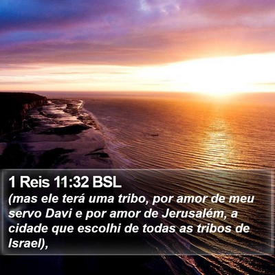 1 Reis 11:32 BSL Bible Verse Image