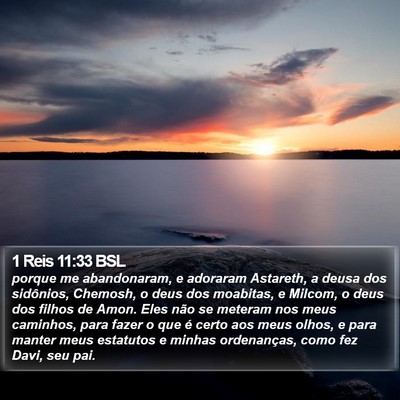 1 Reis 11:33 BSL Bible Verse Image