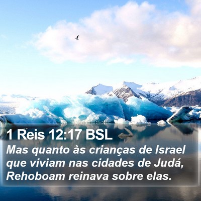 1 Reis 12:17 BSL Bible Verse Image