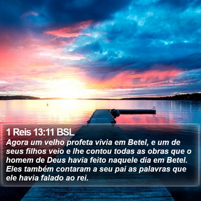 1 Reis 13:11 BSL Bible Verse Image