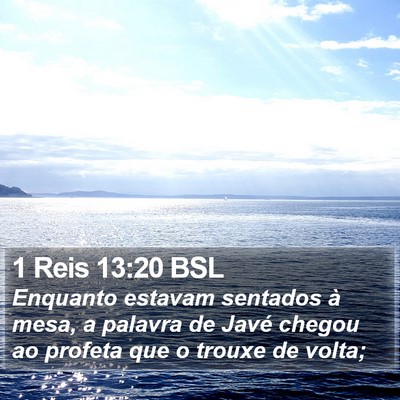 1 Reis 13:20 BSL Bible Verse Image