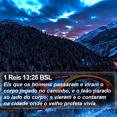 1 Reis 13:25 BSL Bible Verse Image