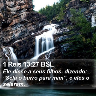 1 Reis 13:27 BSL Bible Verse Image