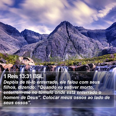 1 Reis 13:31 BSL Bible Verse Image