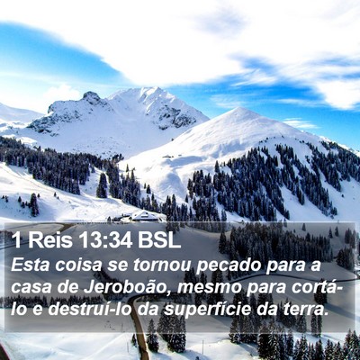 1 Reis 13:34 BSL Bible Verse Image