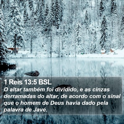 1 Reis 13:5 BSL Bible Verse Image