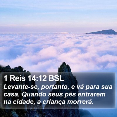 1 Reis 14:12 BSL Bible Verse Image