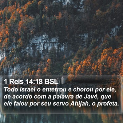 1 Reis 14:18 BSL Bible Verse Image