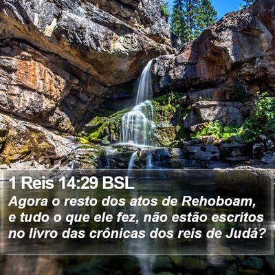 1 Reis 14:29 BSL Bible Verse Image