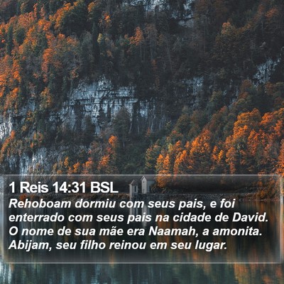 1 Reis 14:31 BSL Bible Verse Image