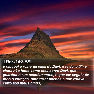 1 Reis 14:8 BSL Bible Verse Image