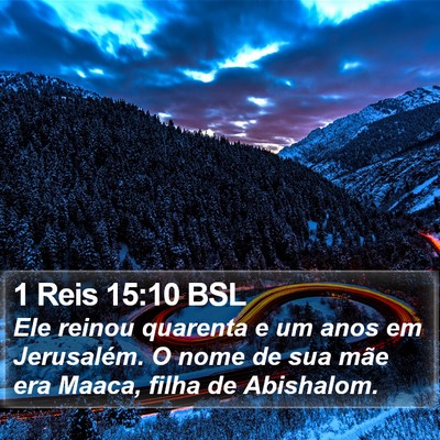 1 Reis 15:10 BSL Bible Verse Image