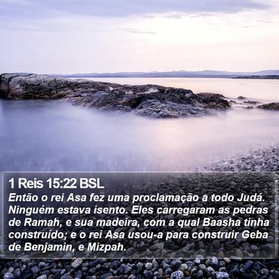 1 Reis 15:22 BSL Bible Verse Image