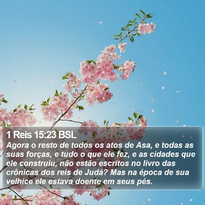 1 Reis 15:23 BSL Bible Verse Image