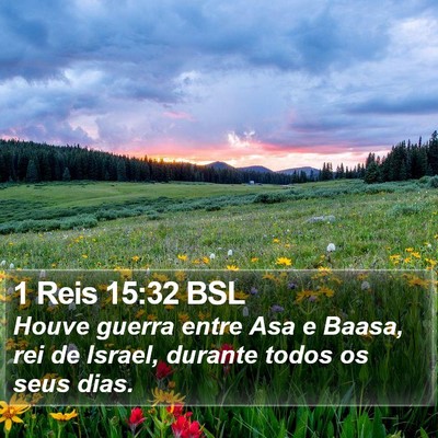 1 Reis 15:32 BSL Bible Verse Image