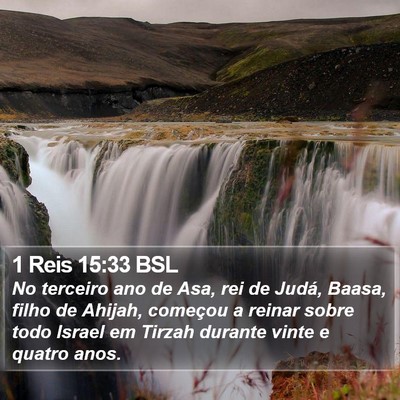 1 Reis 15:33 BSL Bible Verse Image