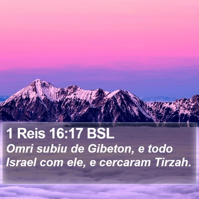 1 Reis 16:17 BSL Bible Verse Image