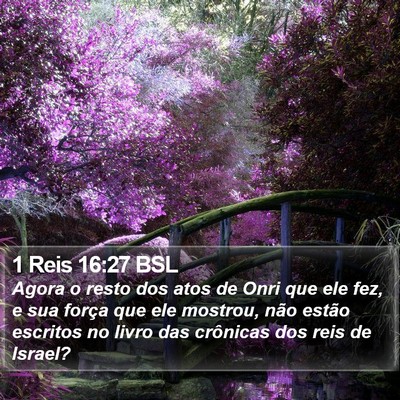 1 Reis 16:27 BSL Bible Verse Image