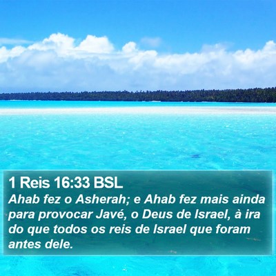 1 Reis 16:33 BSL Bible Verse Image