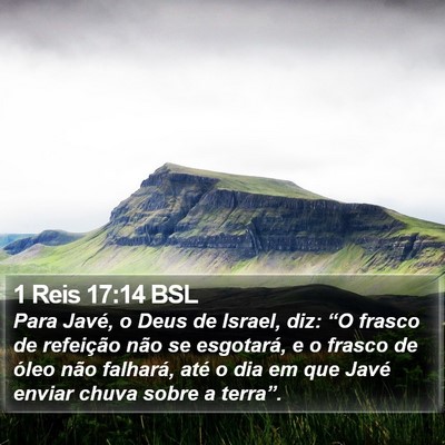 1 Reis 17:14 BSL Bible Verse Image