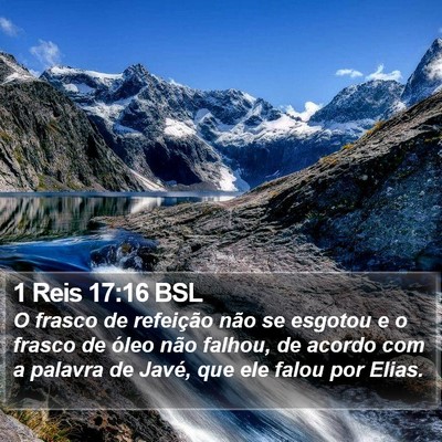 1 Reis 17:16 BSL Bible Verse Image
