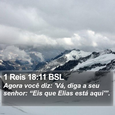 1 Reis 18:11 BSL Bible Verse Image