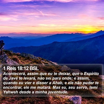 1 Reis 18:12 BSL Bible Verse Image