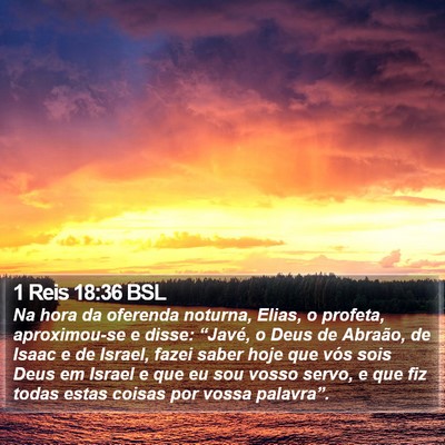 1 Reis 18:36 BSL Bible Verse Image