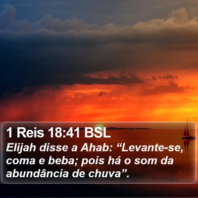 1 Reis 18:41 BSL Bible Verse Image