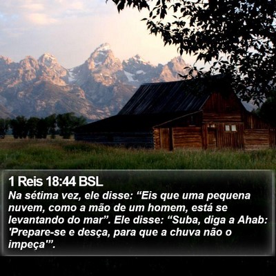 1 Reis 18:44 BSL Bible Verse Image