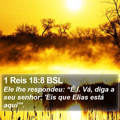 1 Reis 18:8 BSL Bible Verse Image
