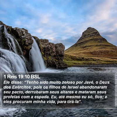1 Reis 19:10 BSL Bible Verse Image