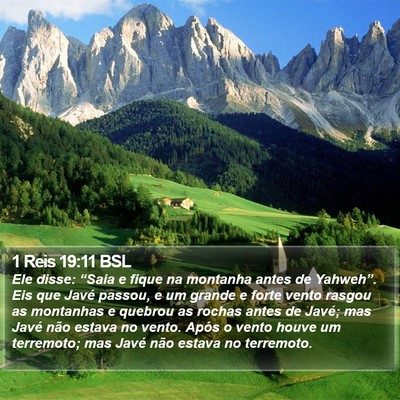 1 Reis 19:11 BSL Bible Verse Image