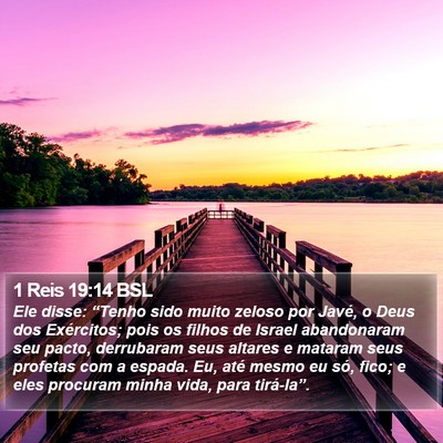 1 Reis 19:14 BSL Bible Verse Image