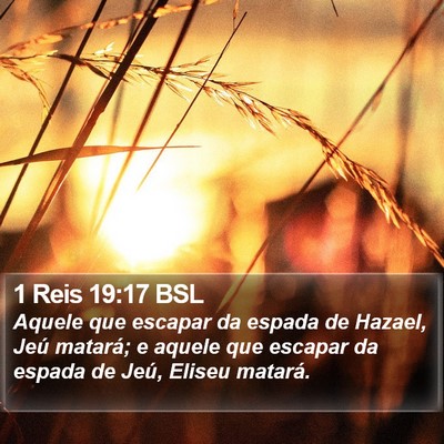 1 Reis 19:17 BSL Bible Verse Image