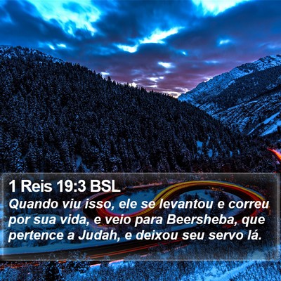 1 Reis 19:3 BSL Bible Verse Image