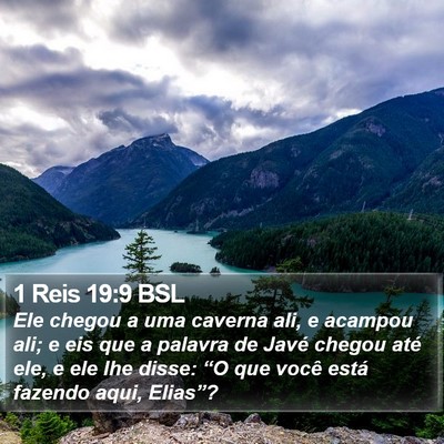 1 Reis 19:9 BSL Bible Verse Image