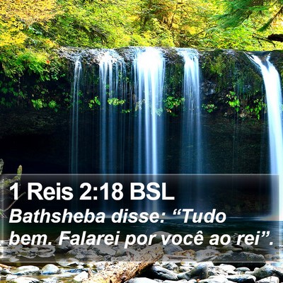 1 Reis 2:18 BSL Bible Verse Image