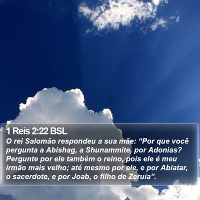 1 Reis 2:22 BSL Bible Verse Image
