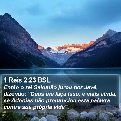 1 Reis 2:23 BSL Bible Verse Image