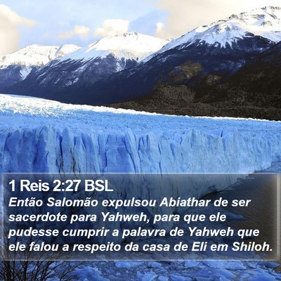 1 Reis 2:27 BSL Bible Verse Image