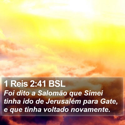 1 Reis 2:41 BSL Bible Verse Image