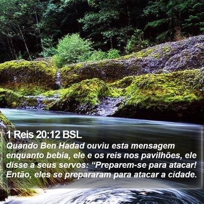 1 Reis 20:12 BSL Bible Verse Image