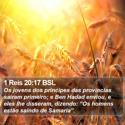 1 Reis 20:17 BSL Bible Verse Image