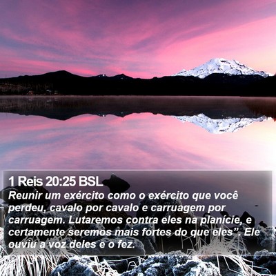 1 Reis 20:25 BSL Bible Verse Image