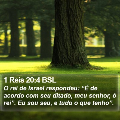 1 Reis 20:4 BSL Bible Verse Image